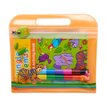 Load image into Gallery viewer, Mini Traveler Coloring and Activity Kit - Jungle Friends