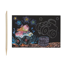 Load image into Gallery viewer, Monster Truck - Scratch and Scribble Mini Kit