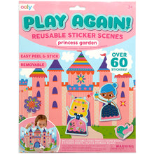 Load image into Gallery viewer, Play Again Reusable Sticker Scene | Princess Garden