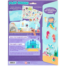Load image into Gallery viewer, Play Again Reusable Sticker Scene | Mermaid Magic