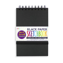 Load image into Gallery viewer, Black Paper DIY Sketchbook