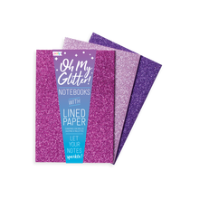 Load image into Gallery viewer, Oh My Glitter! Notebooks - Pink
