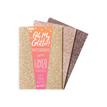 Load image into Gallery viewer, Oh My Glitter! Notebooks - Gold