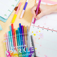 Load image into Gallery viewer, Rainbow Sparkle Glitter Markers