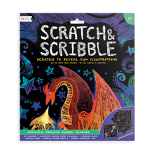 Load image into Gallery viewer, Fantastic Dragons Scratch & Scribble