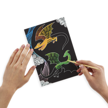 Load image into Gallery viewer, Fantastic Dragons Scratch & Scribble