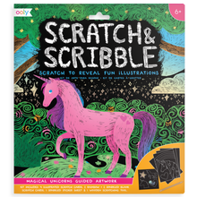 Load image into Gallery viewer, Scratch & Scribble Kit - Magical Unicorn