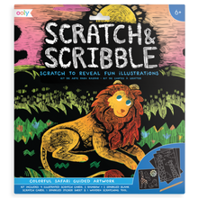 Load image into Gallery viewer, Scratch & Scribble Kit - Safari