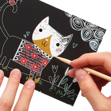 Load image into Gallery viewer, Cutie Cat - Scratch and Scribble Mini Kit