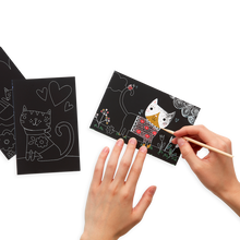 Load image into Gallery viewer, Cutie Cat - Scratch and Scribble Mini Kit