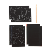 Load image into Gallery viewer, Cutie Cat - Scratch and Scribble Mini Kit