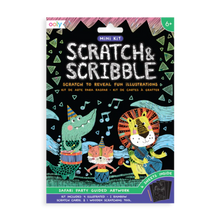 Load image into Gallery viewer, Scratch and Scribble Mini Kit - Safari Party