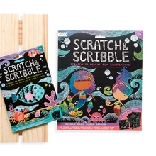 Load image into Gallery viewer, Friendly Fish - Scratch and Scribble Mini Kit