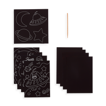 Load image into Gallery viewer, Space Explorers Scratch & Scribble
