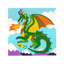 Load image into Gallery viewer, Paint by Number Kit - Fantastic Dragon