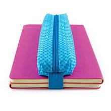 Load image into Gallery viewer, On The Go Pencil Pouch (Blue)