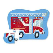 Load image into Gallery viewer, Fire Truck 12 Piece Puzzle