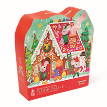 Load image into Gallery viewer, Gingerbread House 36 Piece Floor Puzzle