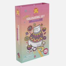 Load image into Gallery viewer, Tiger Tribe Night Garden Glitter Colouring Set – full kit with glitter pens – the outdoor kid.