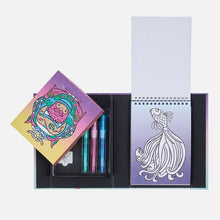 Load image into Gallery viewer, Tiger Tribe Glitter Colouring Set – Ocean Dreams – 36 colouring pages – the outdoor kid.