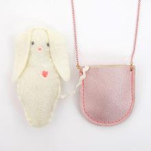 Load image into Gallery viewer, Meri Meri Bunny Pocket Necklace