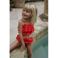 Load image into Gallery viewer, Mannucci Bikini Kelly Red Dot