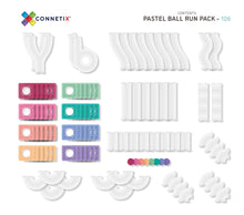 Load image into Gallery viewer, Connetix 106 Piece Pastel Ball Run