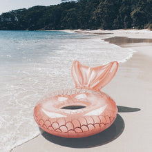 Load image into Gallery viewer, Luxe Pool Ring Mermaid Rose Gold