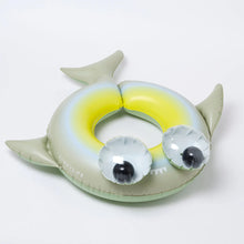 Load image into Gallery viewer, Kiddy Pool Ring Shark Tribe Khaki