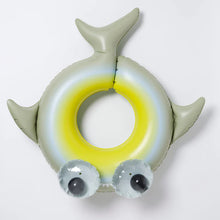 Load image into Gallery viewer, Kiddy Pool Ring Shark Tribe Khaki