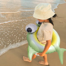 Load image into Gallery viewer, Kiddy Pool Ring Shark Tribe Khaki
