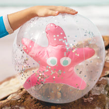 Load image into Gallery viewer, 3D Inflatable Beach Ball Ocean Treasure Rose