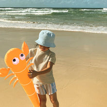Load image into Gallery viewer, Kids Inflatable Noodle Sonny the Sea Creature Neon Orange