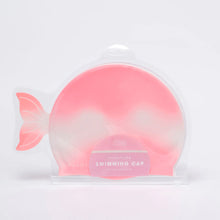 Load image into Gallery viewer, Shaped Swimming Cap Ocean Treasure Rose Ombre