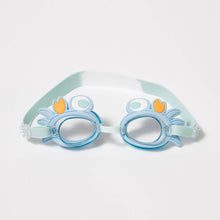 Load image into Gallery viewer, Mini Swim Goggles Sonny the Sea Creature Blue