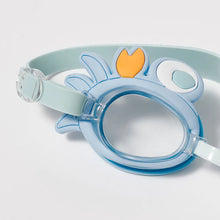Load image into Gallery viewer, Mini Swim Goggles Sonny the Sea Creature Blue