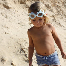 Load image into Gallery viewer, Mini Swim Goggles Shark Tribe Khaki