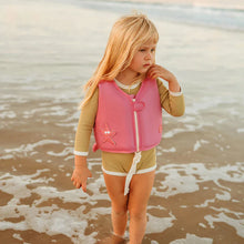 Load image into Gallery viewer, Swim Vest Ocean Treasure Rose | Size 2-3