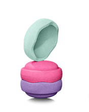 Load image into Gallery viewer, Eco-friendly Stapelstein® stacking stones in pastel colours – mint, violet, pink.