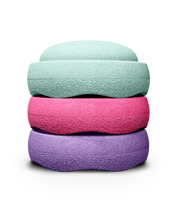 Load image into Gallery viewer, Set of 3 Stapelstein® pastel stacking elements – durable, lightweight and UV resistant.