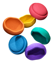 Load image into Gallery viewer, Stapelstein® Original Rainbow Classic – eco-friendly play elements for movement, stacking and creativity.