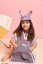 Load image into Gallery viewer, Hop the Bunny Poncho Towel