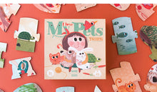 Load image into Gallery viewer, I Love My Pets Puzzle - 7 Reversible Puzzles