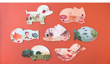 Load image into Gallery viewer, I Love My Pets Puzzle - 7 Reversible Puzzles