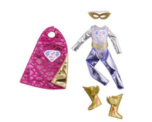 Load image into Gallery viewer, Superhero Lottie Doll Clothes