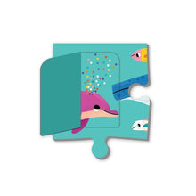 Load image into Gallery viewer, Ocean Party Lift-the-Flap 12 Piece Puzzle
