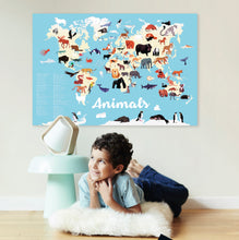 Load image into Gallery viewer, My Giant Poster & Sticker Set | Animals of the World