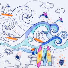 Load image into Gallery viewer, Silicone Colouring Set | Surf Party