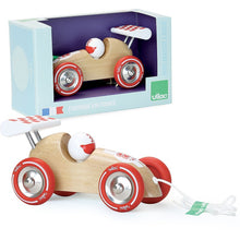 Load image into Gallery viewer, Pull Along Drag Racing Car | Natural Wood