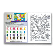 Load image into Gallery viewer, Colour by Numbers Colouring Book - Mythical Friends
